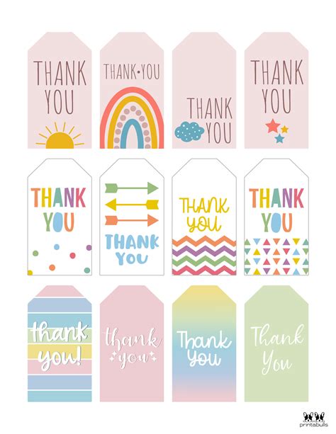 Free Printable Thank You For Your Support Tags